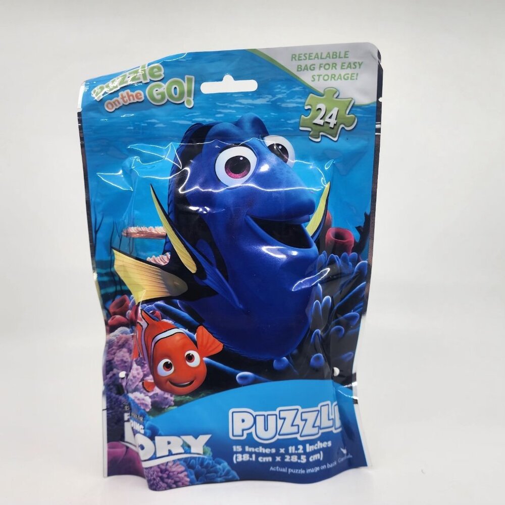Finding Dory Puzzle On The Go 24 Piece Resealable Travel Bag